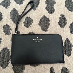 Kate Spade Black Zip Wristlet